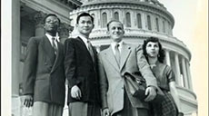 Photo still from the Fulbright at 6 video