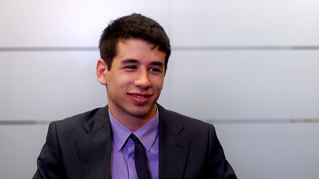 Ivan, an American Serbia and Montenegro Youth Leadership Exchange (A-SMYLE) participant, talking about his exchange experience.