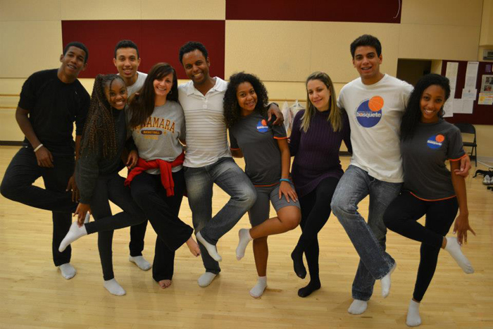 The group made new friends in dance class, one of the alternate sport activities of the program.