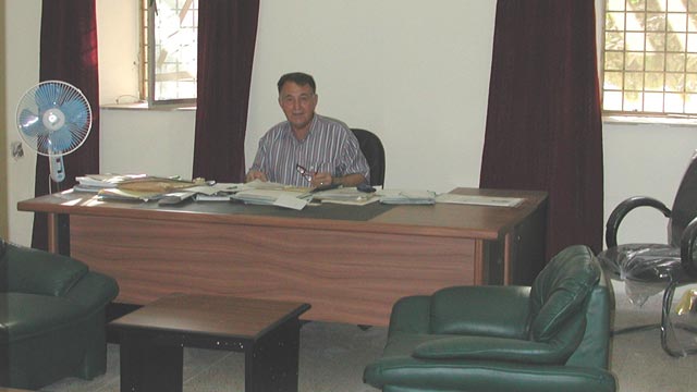 Refurbished administrative office at the Iraq Museum with new furniture, August 2003