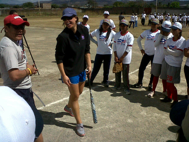 As a member of the State Department’s Council to Empower Women and Girls through Sports, Jessica Mendoza truly engaged in “fieldwork” by leading a softball clinic for teenage girls in Nicaragua.