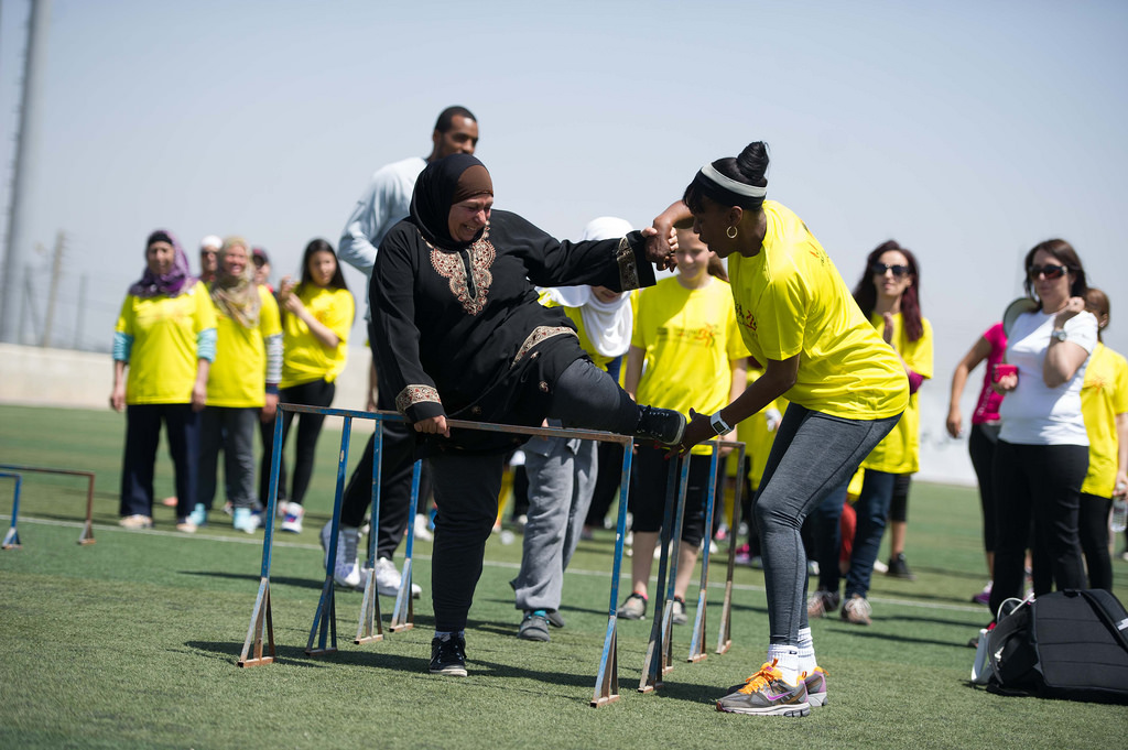 Jackie proves that anyone can be an athlete! Movement is the key to health