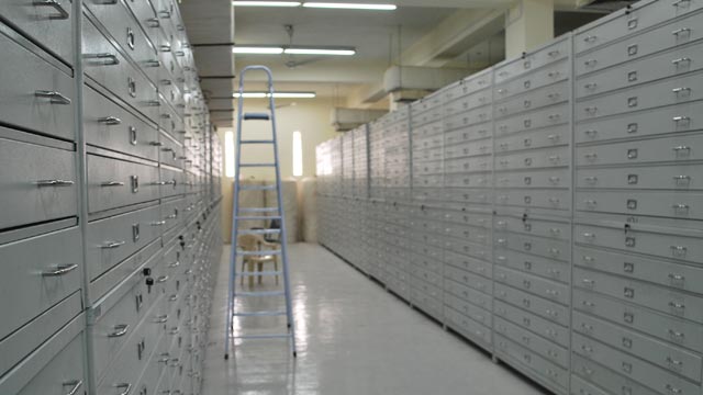 The Department of State provided new cabinets and shelving for all three floors of a previously empty storage building at the Iraq Museum, June 2010