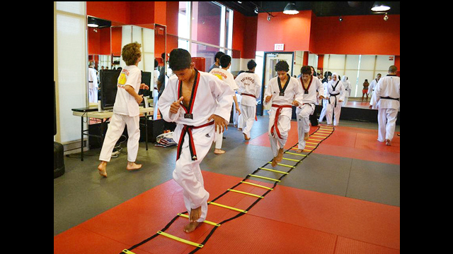 The Iraqi participants had fun learning new forms of exercise drills.