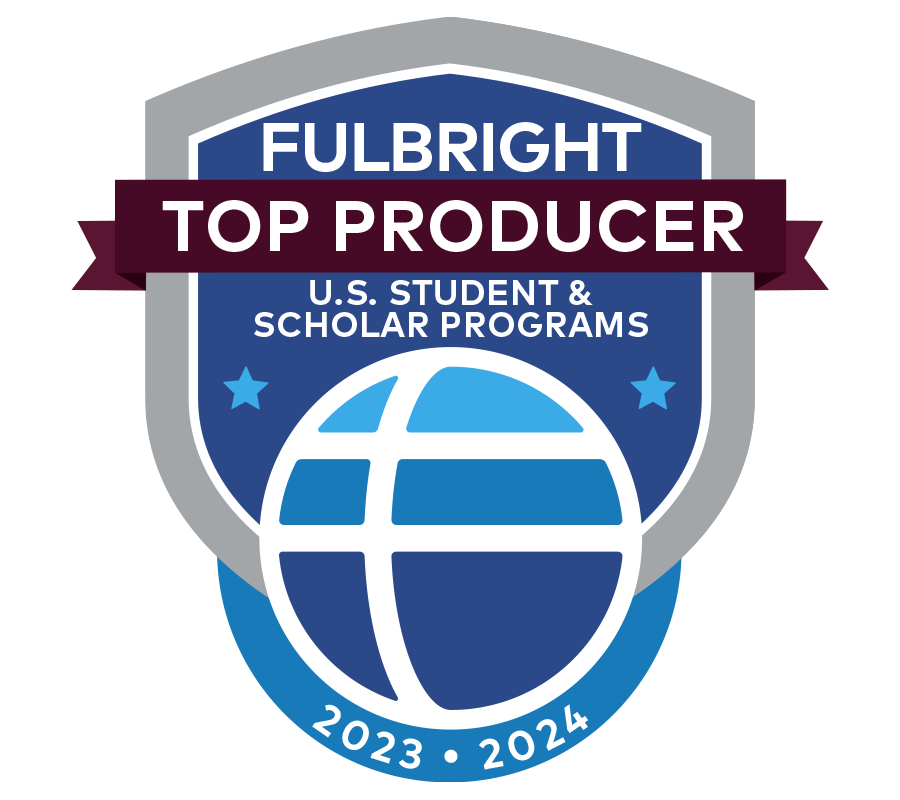 3 Fulbright badges