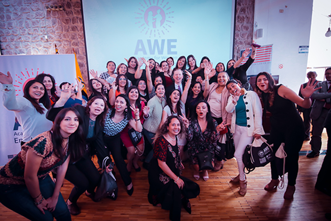 U.S. Embassy Quito implements one of the world’s largest AWE programs, with more than 1,000 graduates.