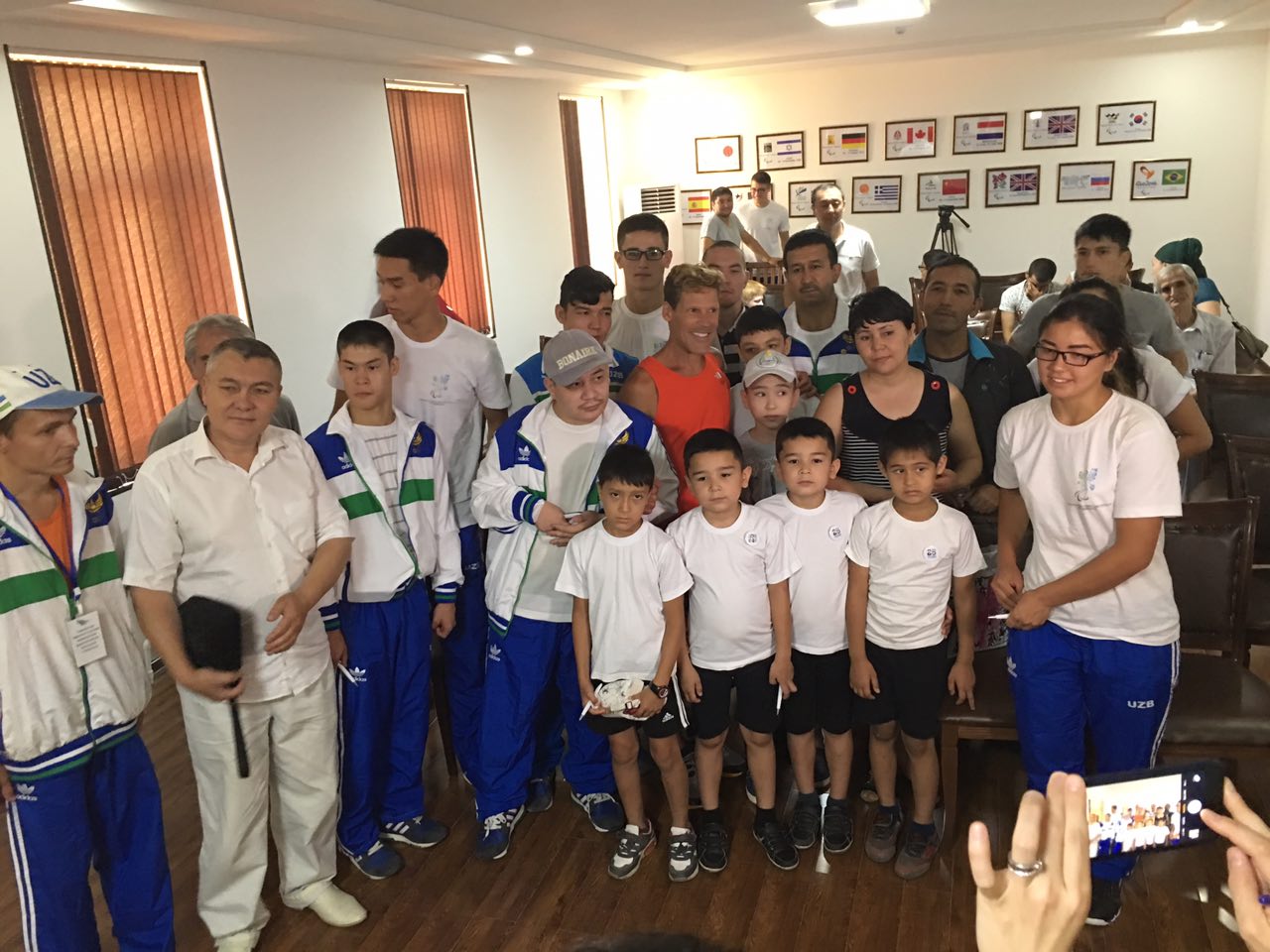 Meeting with youth at Paralympic Association of Uzbekistan