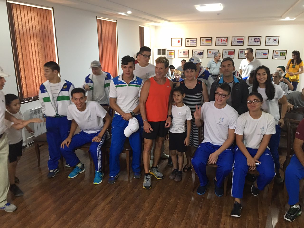 Meeting with youth at Paralympic Association of Uzbekistan
