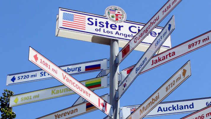 sister cities signs