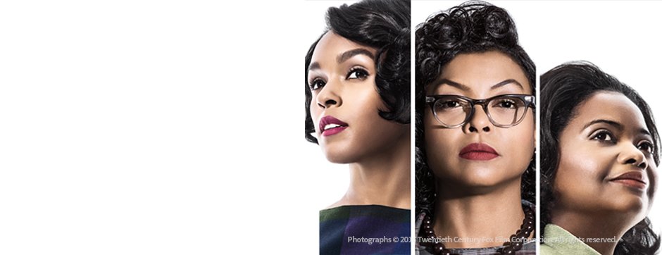 Hidden Figures motion picture promo