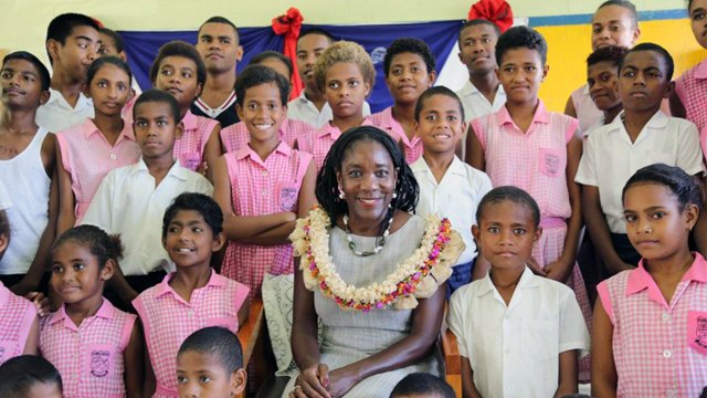 U.S. Ambassador to Fiji, Frankie Reed, visited the Gospel School of Deaf. The participants attend this school, the only deaf school in the Pacific Islands Region.