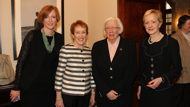 FFSB Members Laura Skandera Trombley and Betty Castor, with President Emeritus of the University of Chicago Fulbright Alumna Hanna Holborn Gray and U.S. Assistant Secretary of State for Educational and Cultural Affairs Ann Stock.