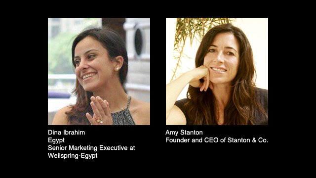 Dina Ibrahim and Amy Stanton