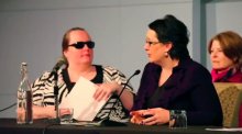 Still image from The Fulbright Experience: Reaching Out to All People with Disabilities panal. 