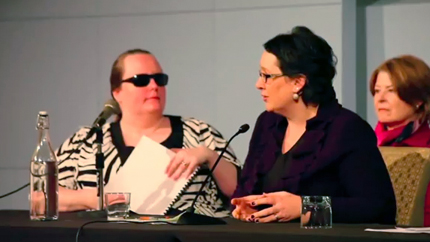 Still image from The Fulbright Experience: Reaching Out to All People with Disabilities panal. Still image from The Fulbright Experience: Reaching Out to All People with Disabilities panal.